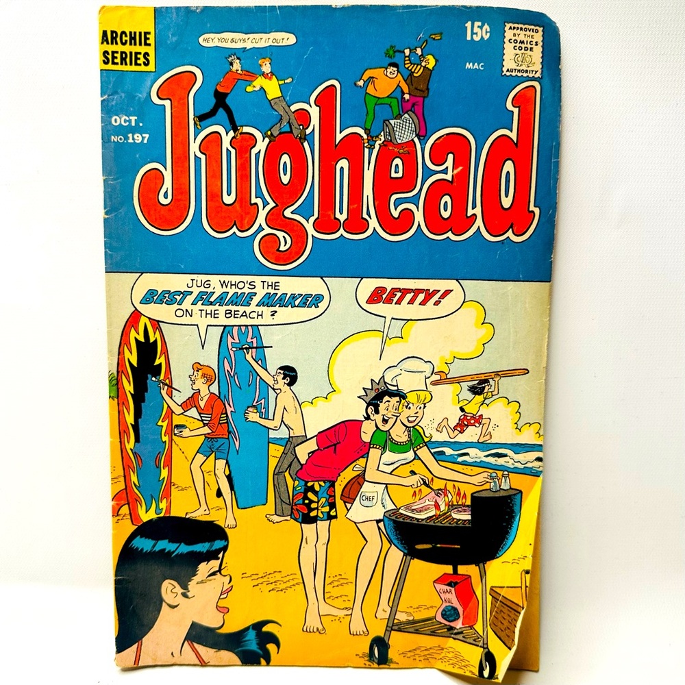 Jughead Archie Comic Book Series No.197 Oct. 71’ VTG Collectible